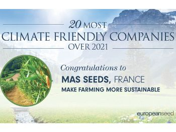 MAS Seeds entre las 20 empresas más amigables con el clima en 2021